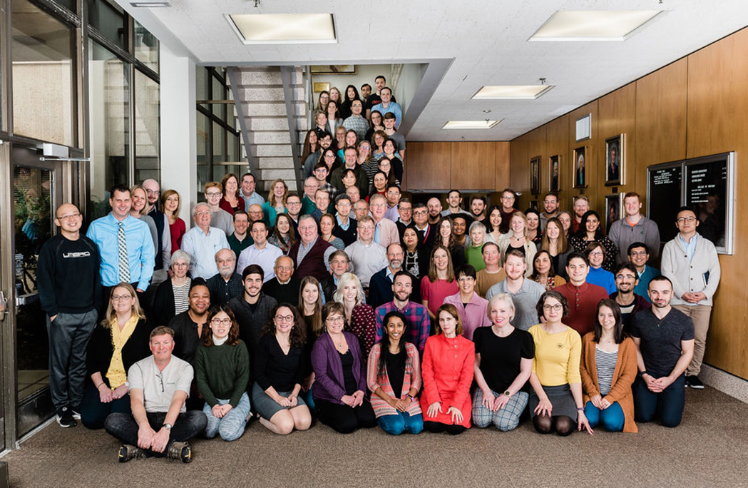 Pharmacology and Toxicology faculty and staff standing in a row